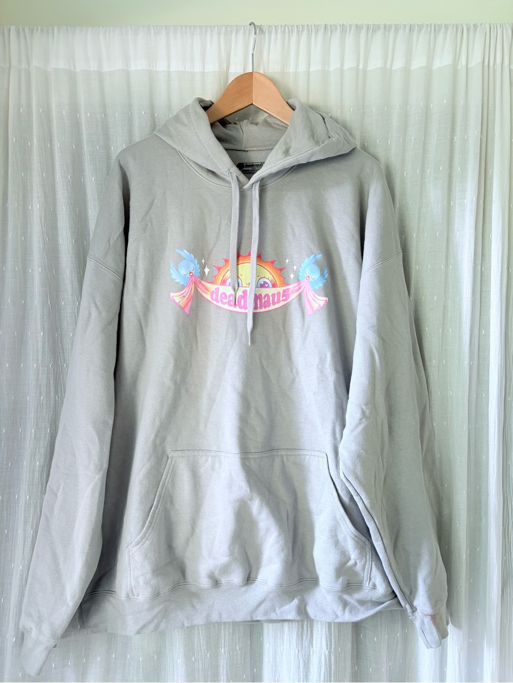 DeadMau5 Gray Graphic Hoodie - Soft Pullover Sweatshirt